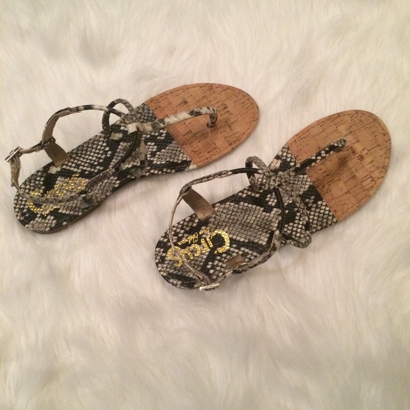 Circus by Sam Edelman snakeskin print sandal - Picture 8 of 8